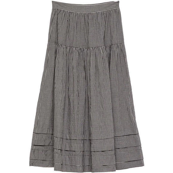 Sold out Dôen Sebastiane Skirt in La Maddalena Gingham M - Picture 1 of 8